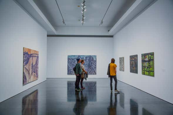 Ingresso do MACBA, o Museu de Arte Contemporânea