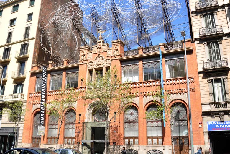 Entrada da Fundació Antoni Tàpies
