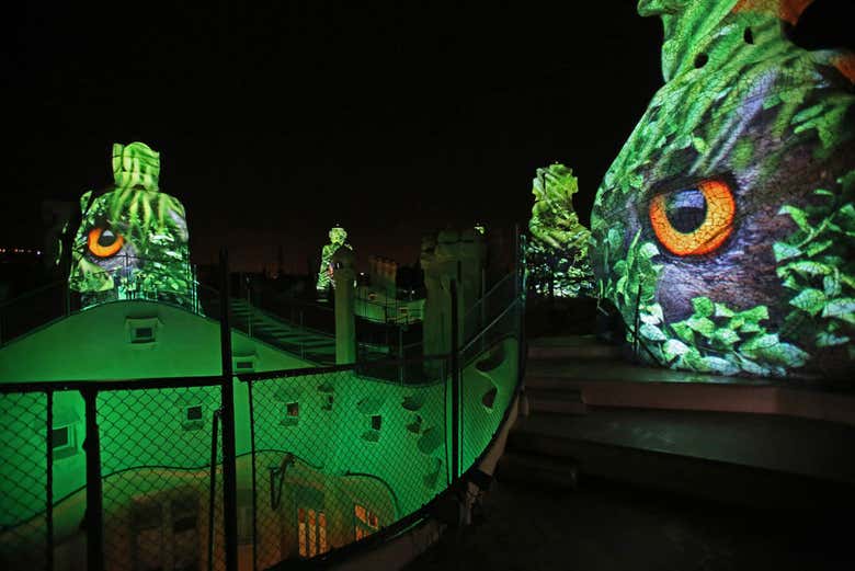 La Pedrera à noite