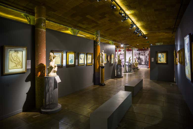 Uma das salas do Museu do Modernismo de Barcelona
