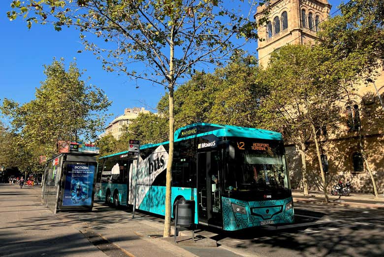 Você chegará ao centro de Barcelona com conforto