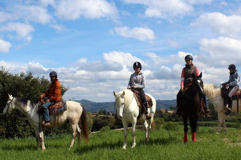 Passeio a cavalo por Montserrat