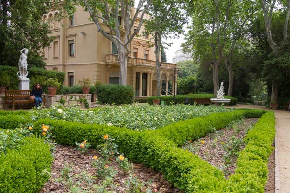 Visita guiada pelos jardins de La Tamarita